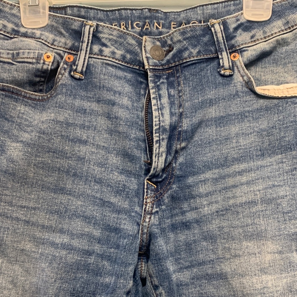 American Eagle Outfitters Men's Light Blue Jeans - Picture 2 of 7